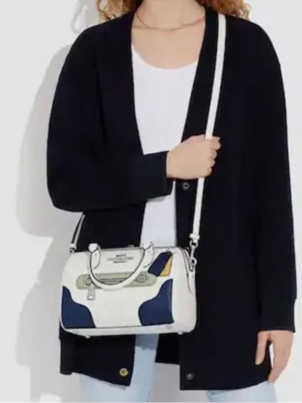 Coach Rowan Trompe L'oeil Print Signature Canvas Satchel 2023 (CH168) NWOT $428 - Picture 2 of 16